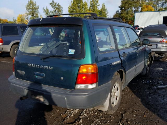 JF1SF6358XG710899 - 1999 SUBARU FORESTER L GREEN photo 4