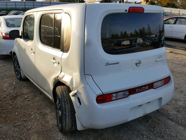 JN8AZ2KR6AT162902 - 2010 NISSAN CUBE BASE WHITE photo 3