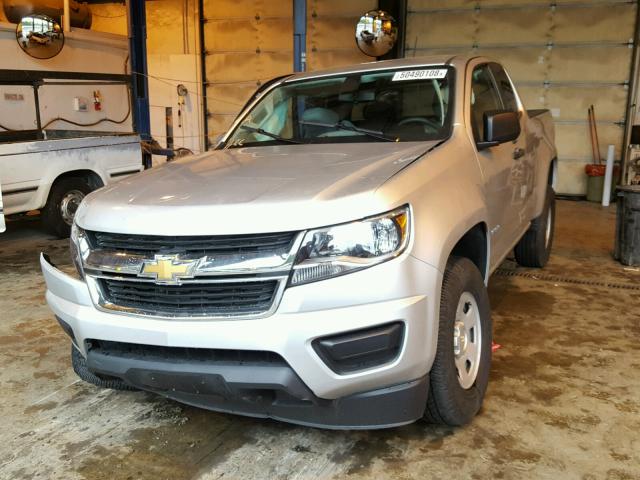 1GCHSBEN1H1226387 - 2017 CHEVROLET COLORADO SILVER photo 2