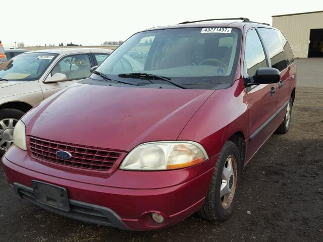 2FMZA51413BB40057 - 2003 FORD WINDSTAR L RED photo 2