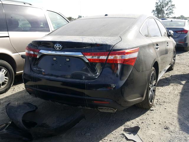 4T1BK1EB2FU154192 - 2015 TOYOTA AVALON XLE BLACK photo 4