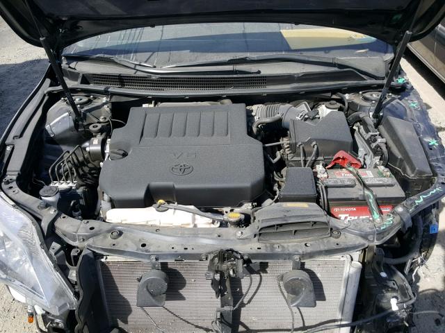 4T1BK1EB2FU154192 - 2015 TOYOTA AVALON XLE BLACK photo 7