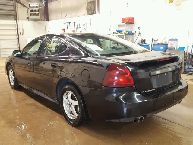 2G2WS522841122362 - 2004 PONTIAC GRAND PRIX BLACK photo 3