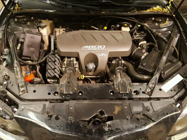 2G2WS522841122362 - 2004 PONTIAC GRAND PRIX BLACK photo 7