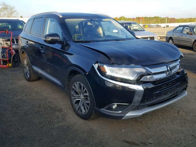 JA4AZ3A30HZ010761 - 2017 MITSUBISHI OUTLANDER BLACK photo 1