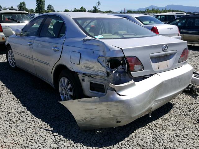 JTHBF30G920074427 - 2002 LEXUS ES 300 SILVER photo 3