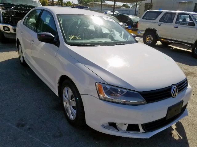 3VW2K7AJ0DM366480 - 2013 VOLKSWAGEN JETTA BASE 白色 照片 1