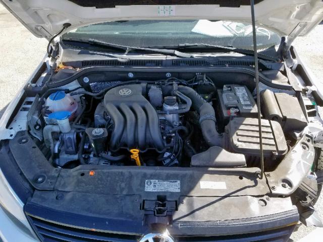 3VW2K7AJ0DM366480 - 2013 VOLKSWAGEN JETTA BASE 白色 照片 7