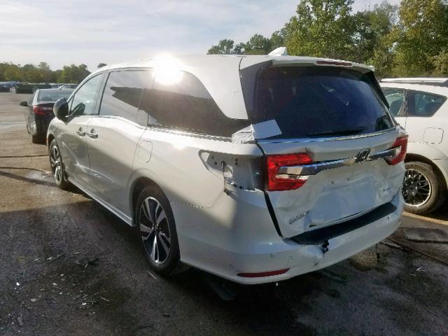 5FNRL6H97KB053447 - 2019 HONDA ODYSSEY EL WHITE photo 3