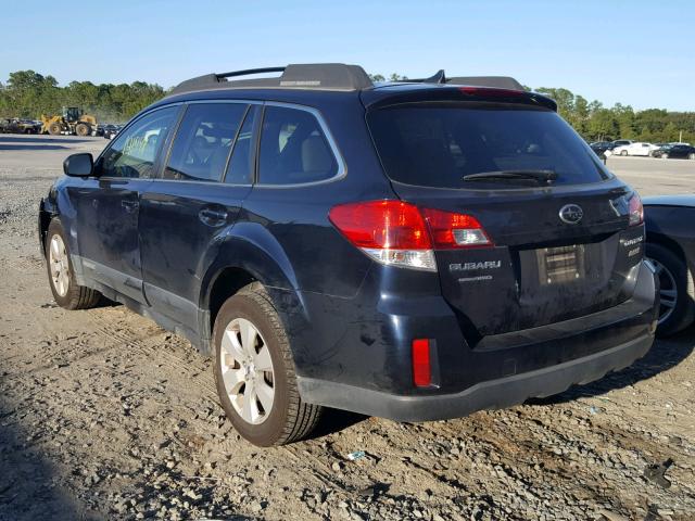 4S4BRBJC9C3268112 - 2012 SUBARU OUTBACK 2. BLACK photo 3