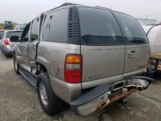 1GNEK13T5YJ172663 - 2000 CHEVROLET TAHOE K150 TAN photo 3