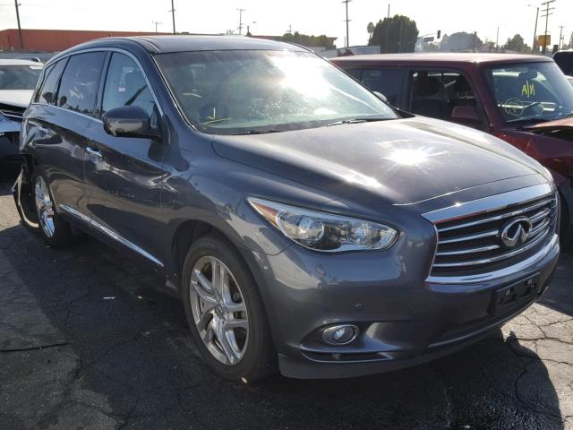 5N1AL0MM4DC307633 - 2013 INFINITI JX35 GRAY photo 1