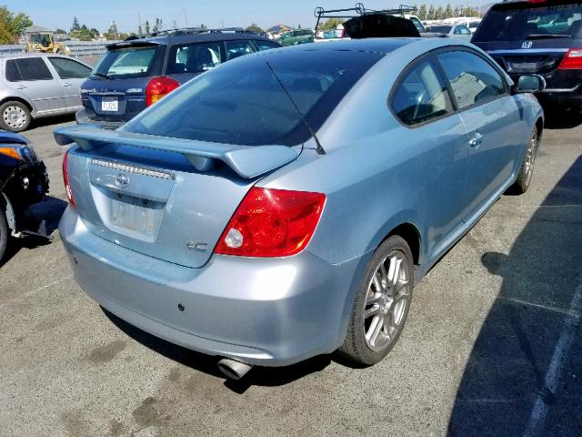 JTKDE177250050457 - 2005 TOYOTA SCION TC ლურჯი ფოტო 4