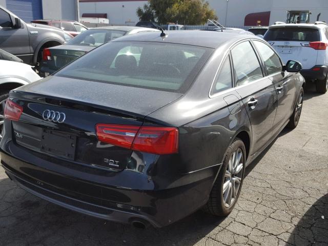 WAUHGAFC3CN173389 - 2012 AUDI A6 PRESTIG BLACK photo 4