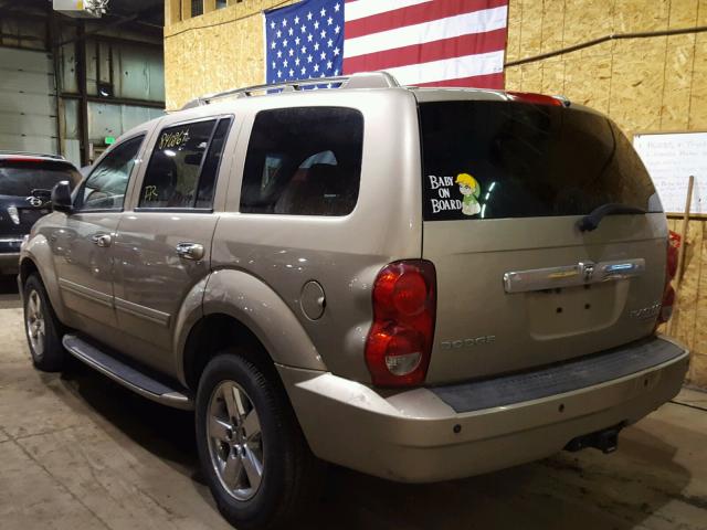 1D8JB18T09F702530 - 2009 DODGE DURANGO HY TAN photo 3