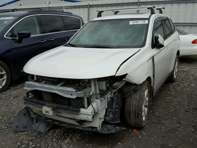 JA4AZ3A35EZ018558 - 2014 MITSUBISHI OUTLANDER WHITE photo 2