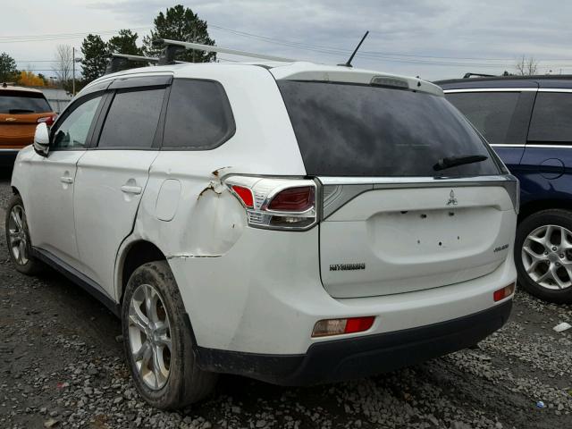 JA4AZ3A35EZ018558 - 2014 MITSUBISHI OUTLANDER WHITE photo 3