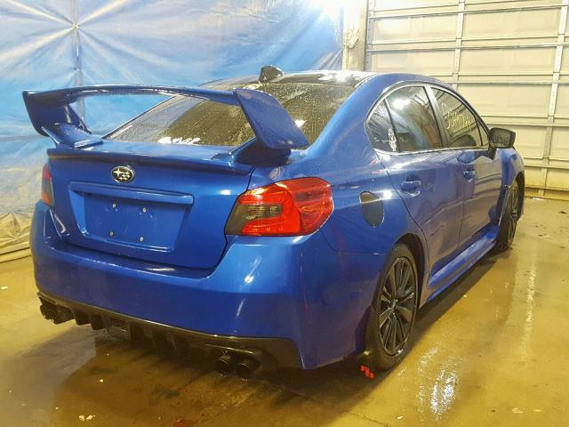 JF1VA1J67F8806963 - 2015 SUBARU WRX LIMITE BLUE photo 4