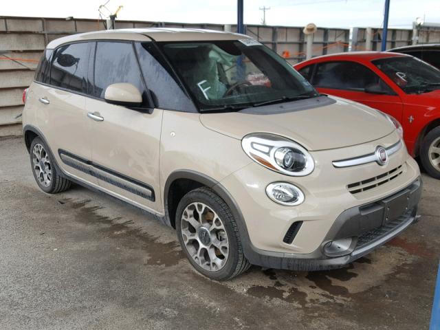 ZFBCFADH1EZ017980 - 2014 FIAT 500L TREKK BROWN photo 1