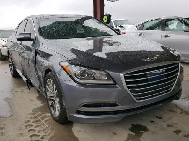 KMHGN4JE7FU070111 - 2015 HYUNDAI GENESIS 3. GRAY photo 1