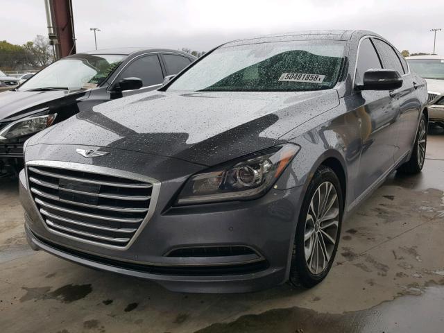 KMHGN4JE7FU070111 - 2015 HYUNDAI GENESIS 3. GRAY photo 2