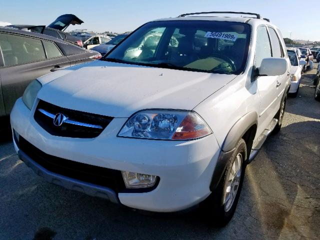 2HNYD18823H505782 - 2003 ACURA MDX TOURIN WHITE photo 2