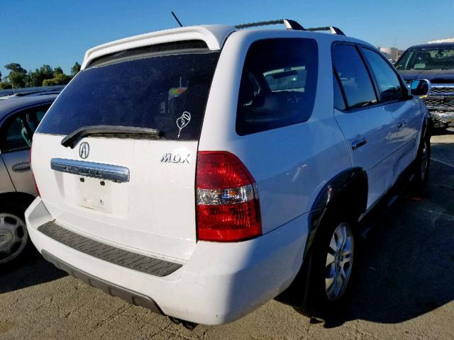 2HNYD18823H505782 - 2003 ACURA MDX TOURIN WHITE photo 4