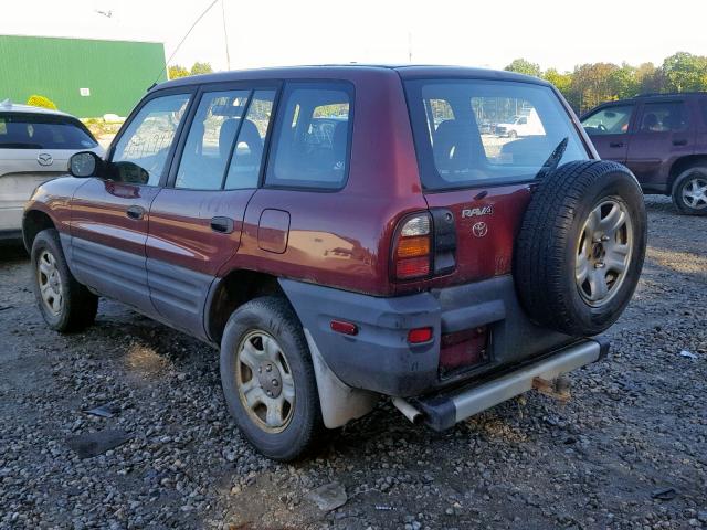 JT3HP10V7W7102920 - 1998 TOYOTA RAV4 RED photo 3