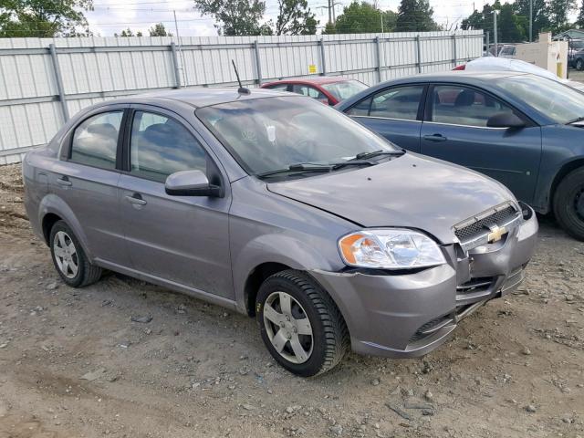 KL1TD5DE3BB187480 - 2011 CHEVROLET AVEO LS GRAY photo 1