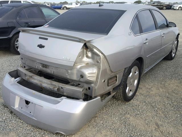 2G1WD58CX69131034 - 2006 CHEVROLET IMPALA SUP Күміс фото 4
