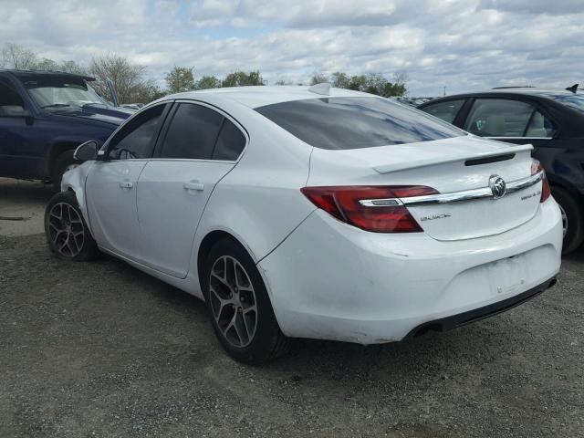 2G4GL5EX0H9108950 - 2017 BUICK REGAL SPOR WHITE photo 3