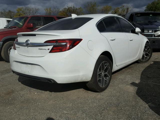 2G4GL5EX0H9108950 - 2017 BUICK REGAL SPOR WHITE photo 4