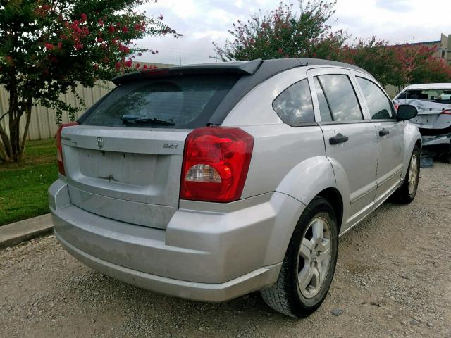 1B3HB48B07D252703 - 2007 DODGE CALIBER SX GRAY photo 4