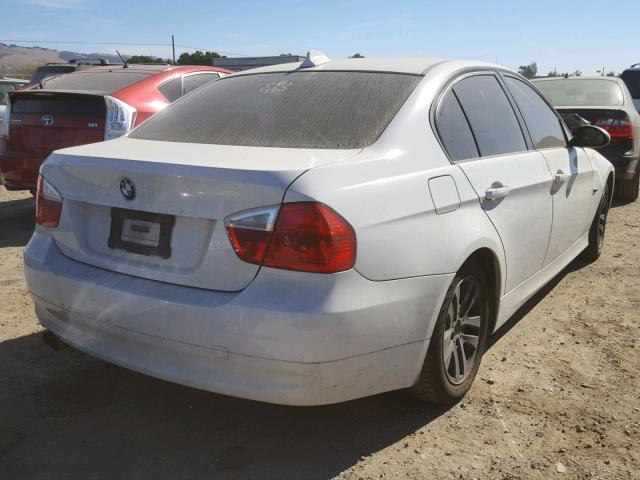 WBAVC53517FZ77296 - 2007 BMW 328 I SULE WHITE photo 4