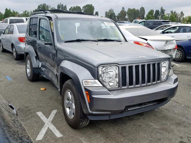 1C4PJMAK5CW196845 - 2012 JEEP LIBERTY SP GRAY photo 1