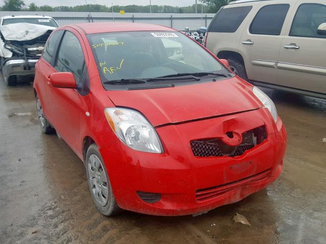 JTDJT923385159830 - 2008 TOYOTA YARIS RED photo 1