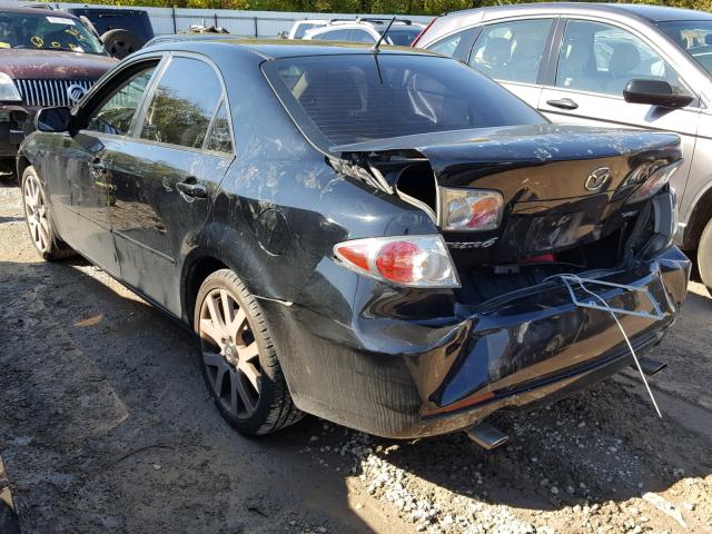 1YVHP80D565M34694 - 2006 MAZDA 6 S BLACK photo 3