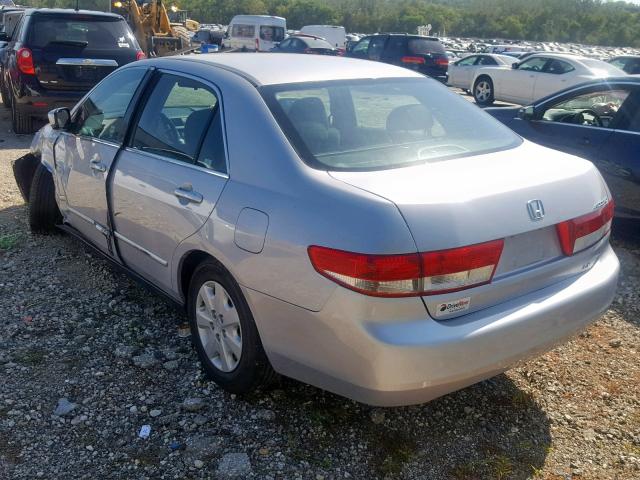 1HGCM56324A068544 - 2004 HONDA ACCORD LX SILVER photo 3