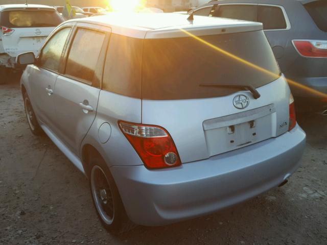 JTKKT604360170327 - 2006 TOYOTA SCION XA SILVER photo 3