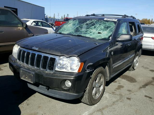 1J8HR58N05C640987 - 2005 JEEP GRAND CHER GRAY photo 2