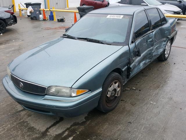 1G4NJ52M3TC426845 - 1996 BUICK SKYLARK GR BLUE photo 2