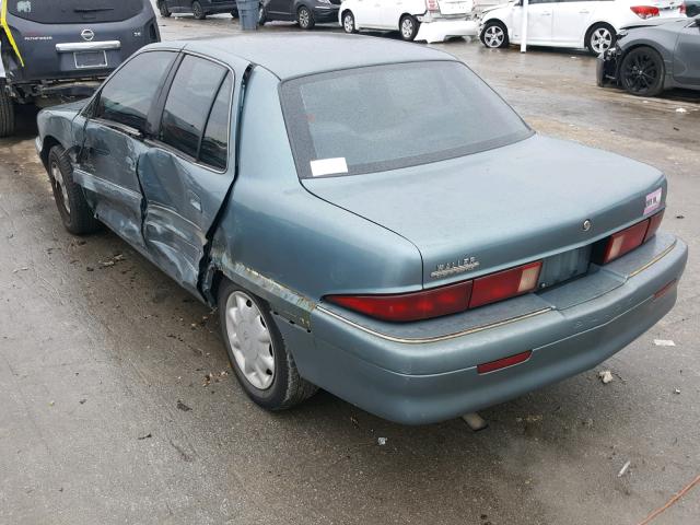 1G4NJ52M3TC426845 - 1996 BUICK SKYLARK GR BLUE photo 3