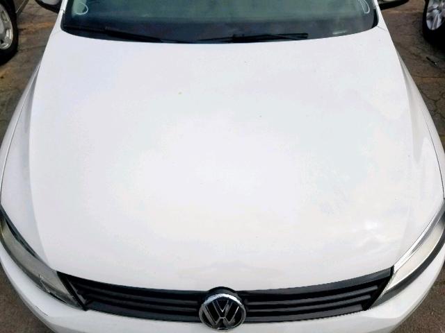 3VWBP7AJ7CM016392 - 2012 VOLKSWAGEN JETTA SE WHITE photo 7