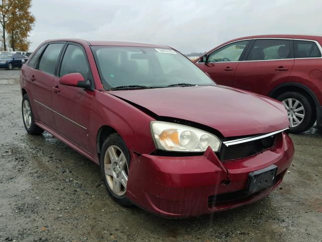 1G1ZT61866F146925 - 2006 CHEVROLET MALIBU MAX მუქწითელი ფოტო 1