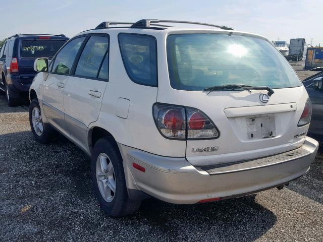 JTJHF10U520240364 - 2002 LEXUS RX 300 WHITE photo 3