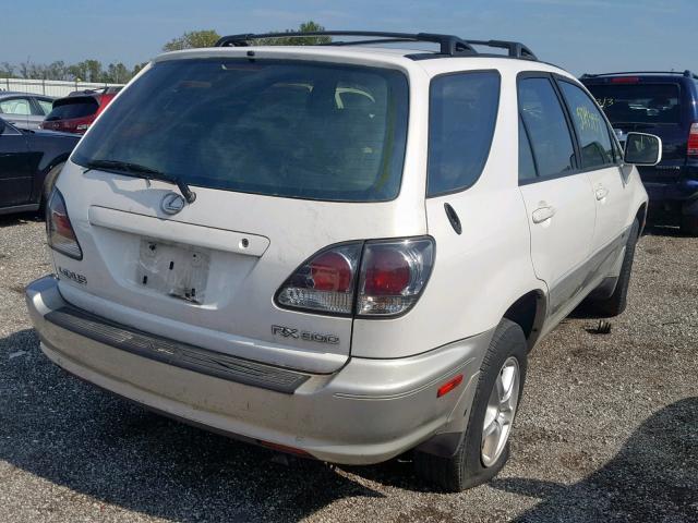 JTJHF10U520240364 - 2002 LEXUS RX 300 WHITE photo 4