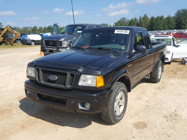 1FTYR14UX5PA48339 - 2005 FORD RANGER SUP BLACK photo 2