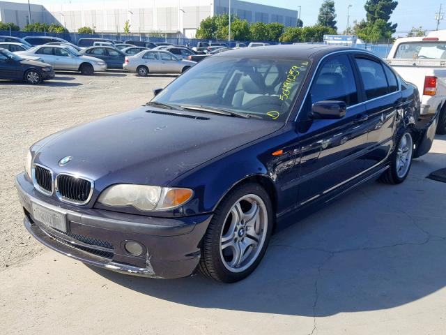 WBAEV53453KM32527 - 2003 BMW 330 I BLUE photo 2