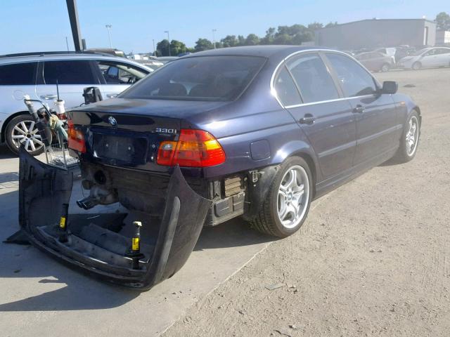 WBAEV53453KM32527 - 2003 BMW 330 I BLUE photo 4