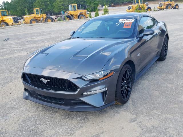 1FA6P8CF0J5139494 - 2018 FORD MUSTANG GT BLACK photo 2